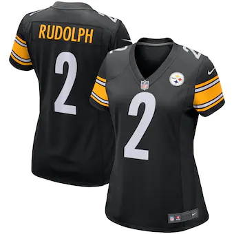 womens nike mason rudolph black pittsburgh steelers game pl